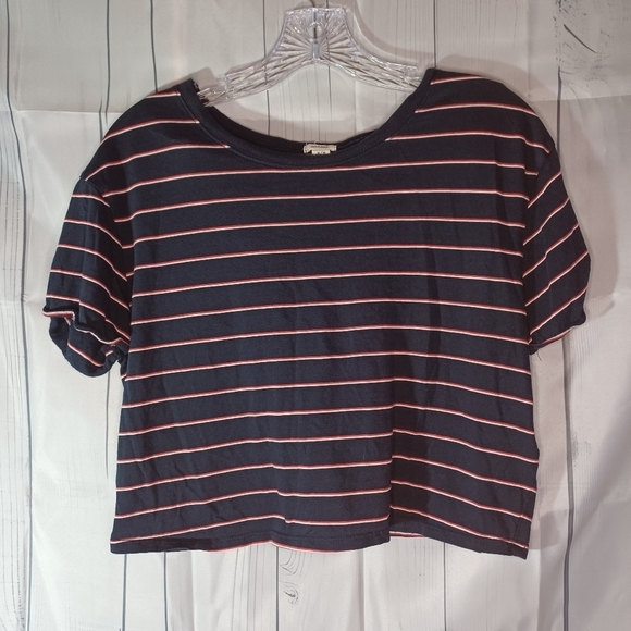 Garage Tops - Garage striped crop top
